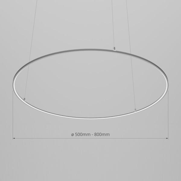 Schwarzes profil mit schlanken Linien für modernes Ambiente